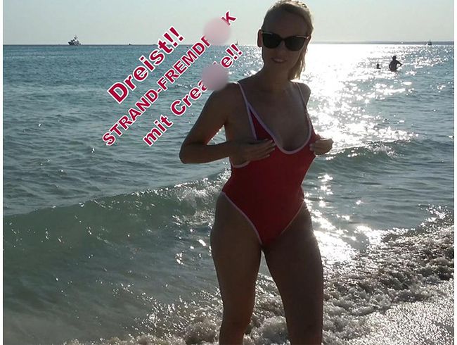 KikiVega Porno Video: Dreist!! STRAND-FREMDfi** mit cream**e!!