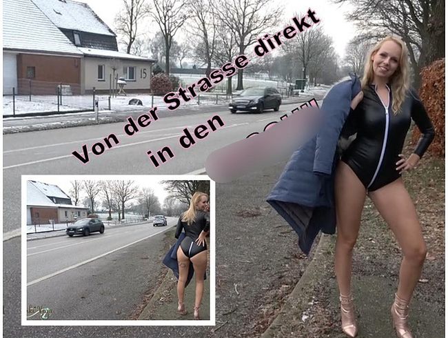 KikiVega Porno Video: Krasse Aktion. Von der Strasse direkt in den ars** !!
