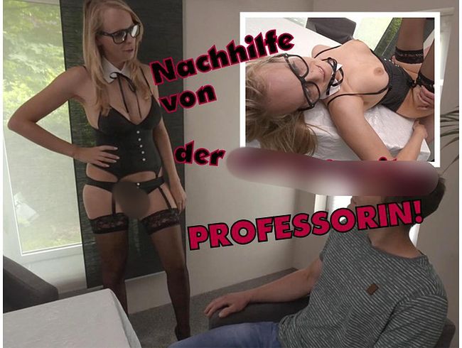 KikiVega Porno Video: Nachhilfe von der sper*ageilen Professorin!