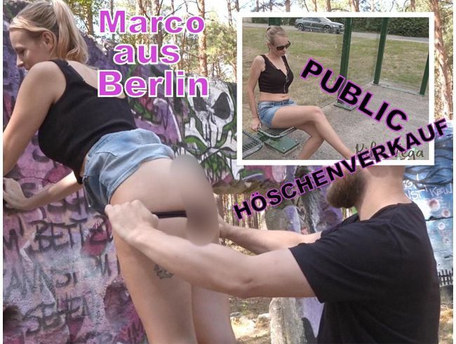 KikiVega Porno Video: USERDATE!! Getragene Höschenverkauf direkt an der Bushaltestelle.